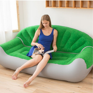 Dropshipping lit double floqué siège paresseux extérieur matelas gonflable chaise <span class=keywords><strong>sexuelle</strong></span> chaises et canapés gonflables - Product Image 4