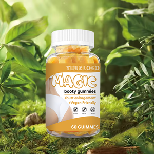 Venta al por mayor flexible de fábrica Vegan Magic Booty Gummies Butts Ampliación Cadera y Butt Buttock Gummies Maca Suplementos - Product Image 3