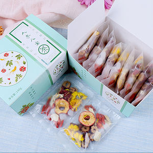 レッドデイトウルフベリーサンザシ茶OEM卸売高麗人参8宝ティーバッグ香り茶hongzaogoqishanzhacha - Product Image 2