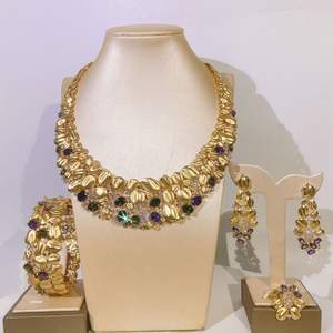 Zhuerrui American Dia Ensembles Cubique Zircone Fête De Mariage Fine Femme Ensemble De Bijoux HZ220505201 - Product Image 1