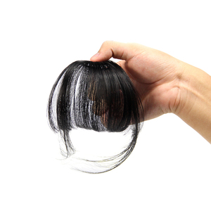 Pelucas de Cabello Humano Brasileño con Flequillo con Clip, Flequillo de Cabello Humano para Mujer - Product Image 5