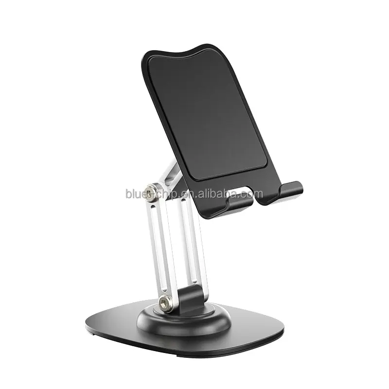 Suporte universal 360 para mesa de trabalho, metal giratório, portátil, para celular, mesa dobrável, suporte 360 para celular