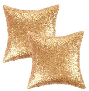 Glitter <strong>Sequins</strong> <strong>Cushion</strong> Cover Solid Color Throw Pillow Case Cafe Home Decor Covers Decorative Wholesale Bulk Customized 45x45 - Product Image 1