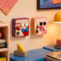 Cache-prise mural rétro pour borne d'arcade, ornement créatif pour la décoration intérieure et la décoration de pièce