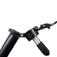 Guidon de vélo pliable de haute qualité, électrique, Fat City Bike, réglable, en alliage forgé 3D, 22,2 mm, tige de guidon