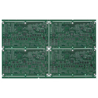 Papan PCB multilapis FR-4 OSP 4 lapis layanan lengkap dengan ketebalan 36um tembaga 1.6mm untuk Keyboard PCBA kualitas tinggi