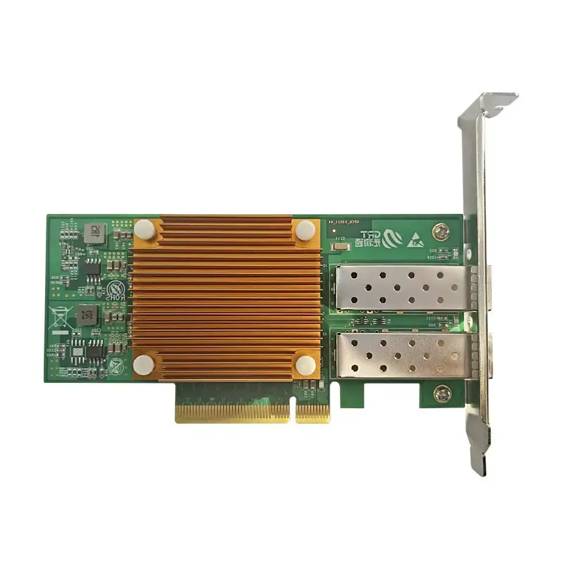 82599es PCIE x8 10Gbps 10Gbe 2 SFP + Port serat optik kartu lan ethernet 10g kompatibel X520-DA2