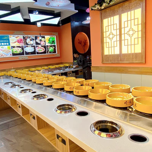 Équipement entièrement automatique de transport de nourriture de voie pour le système de bande transporteuse de <span class=keywords><strong>sushi</strong></span> de vente chaude - Product Image 5