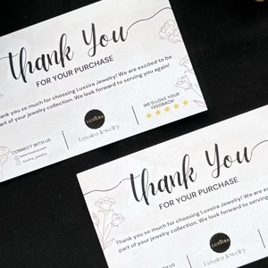 Tarjetas de Agradecimiento Personalizadas a Precio de Fábrica, Prueba Rápida, Tarjetas de Agradecimiento Personalizables para Eventos de Marca - Product Image 2
