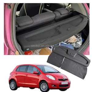 Nueva Llegada: Cubierta Retráctil Negra para Maletero Trasero de Toyota Yaris 2005-2012 MK2 5 Puertas Hatchback - Product Image 1