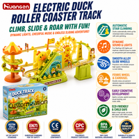 Jouet Électrique KZHM : Circuit de Canards Éducatif STEM pour Enfants, avec Grande Roue Rotative et Toboggan – Idéal pour les Cadeaux d'Enfants