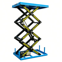 Plateforme élévatrice à ciseaux fixe électrique pour usine, table élévatrice hydraulique électrique à ciseaux simples