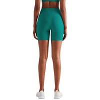 Shorts de sport taille haute respirants et écologiques pour femme, effet ventre plat, extensibles et compressifs pour le yoga