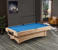 Table de billard 3-en-1 en bois MDF de 7 pieds avec système de retour automatique de balles, idéale pour l'intérieur – Modèle 2026 à prix usine