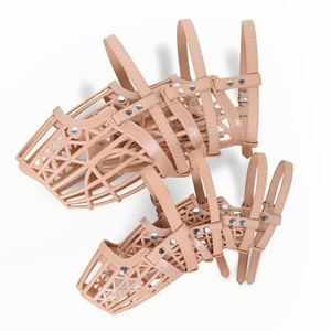 Museau de <span class=keywords><strong>chien</strong></span> général réglable fabriqué en usine Anti-morsure aboiements PU couverture de bouche <span class=keywords><strong>pour</strong></span> animaux de compagnie solide <span class=keywords><strong>pour</strong></span> chiot petits chiens de taille moyenne - Product Image 2