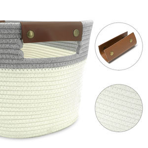Panier de rangement, sac de rangement à domicile, panier à jouets pour enfants, organisateur avec poignée, offre spéciale, 1 pièce - Product Image 3