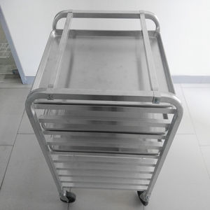 Carrito de Aluminio Ecológico para Bandejas de Panadería, con Ruedas, para Bandejas de Horno de 40*60 - Product Image 3