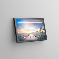PC Todo en Uno de 18.5 Pulgadas con Pantalla Táctil Capacitiva, Bisel Ultra Delgado, Relación de Aspecto 16:10, para Uso Empresarial, Compatible con Sistemas Android y Windows, DC