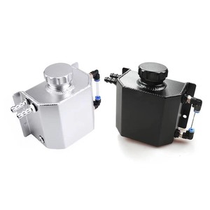 Universal 1L 2L Hexagonal Aluminum Alloy Coolant Reservoir Tank For Engine Oil Vent Expansion Overflow Use - Product Image 4