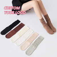 Chaussettes de compression sans couture pour Pilates et trampoline, antidérapantes, montantes à la cheville, avec grip, respirantes, pour barre et yoga, collection Printemps