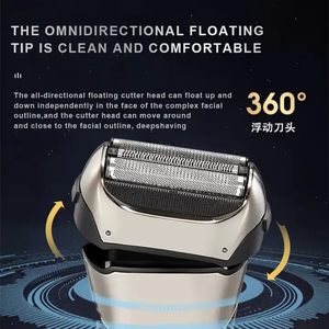 เครื่องโกนหนวดไฟฟ้าแบบใบมีดสามใบ รุ่น Razor IPX6 แบบชาร์จ USB สำหรับโกนหนวดเคราและขนบนใบหน้า - Product Image 5