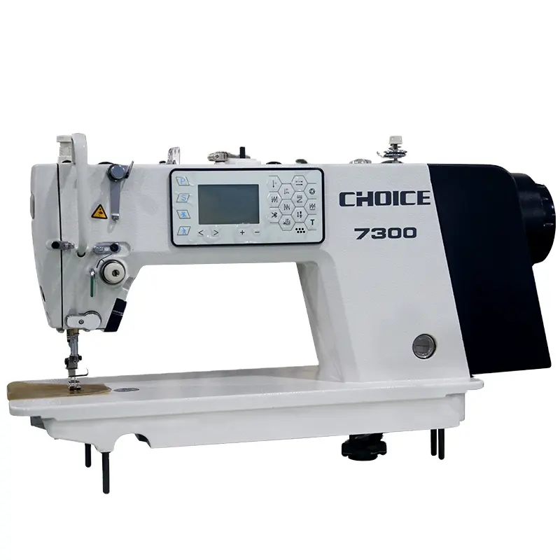 Golden Choice GC7300A computerized single needle lockstitch sewing machine with button screen