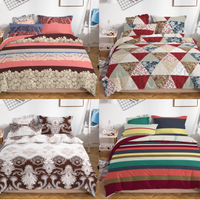 Tissu brossé de haute qualité en polyester 100% de poids moyen, couleur vive, pour la literie et les textiles de maison