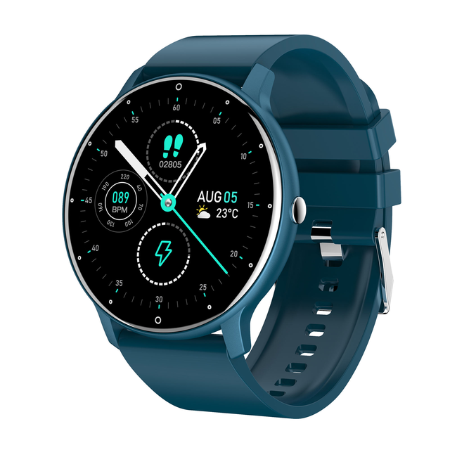 ZL02C PRO Smart Watches IP67 Waterproof Silica Gel IPS HD Touch Screen Remote Control Sleep Tracker Alarm Clock Android/iOS