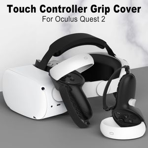 Contrôleur VR en silicone Anti-collision, demi-paquet, housse de protection en Silicone, contrôleur tactile pour <span class=keywords><strong>Oculus</strong></span> Quest 2, accessoires - Product Image 2