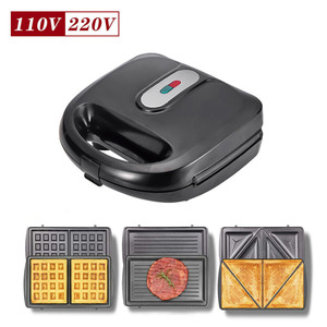<span class=keywords><strong>Sandwichera</strong></span> Grill Desayuno Tostadora Waffle Machine Acero inoxidable <span class=keywords><strong>para</strong></span> 3 en 1 - Product Image 5