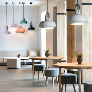 Nordic Style Single-Head Aluminum Pendant <b>Light</b> E26 Round Incandescent Bulb Switch Control For Bar Cafe <b>Dining</b> Room - Product Image 4