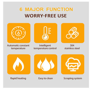<span class=keywords><strong>Friteuse</strong></span> électrique en acier inoxydable 30L avec panier, petite machine robot distributeur de frites et de manioc, machine à beignets - Product Image 5