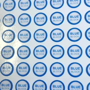 China supplier factory made free sample contact lenses glasses label sticker printing flat sheet sticker