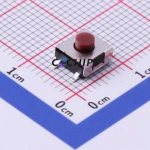 DTSMW-64N-V-T/R Tactile Switch SMD,6.2x6.3mm Switch Single Pole Single Throw Round Button Vertical Mount 6.2mm - Product Image 1