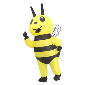 Costume d'abeille gonflable coloré et amusant pour enfants, accessoires d'animaux licorne pour fête créative d'Halloween - Product Image 6
