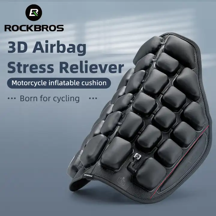 ROCKBROS воздушная подушка для сиденья мотоцикла 3D накладка на подушку для сиденья мотоцикла