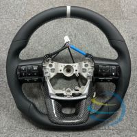 Volant chauffant en bois GR Sport pour Toyota Hilux N70 N80 Vigo Revo 2005-2014 2015 GD6 2019 2012 SR5 2022 2000