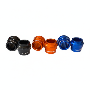For KTM EXC 200 03-15 Front <b>Wheel</b> <b>Spacers</b> 20mm & 15mm Orange Alloy <b>Adapter</b> - Product Image 1
