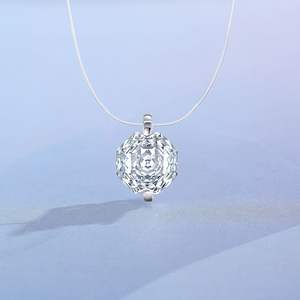 Collana Creativa con Ciondolo a Goccia <span class=keywords><strong>d</strong></span>'Acqua in Zircone Coreano, Catena Trasparente con Pendente a Forma di Lacrima di Sirena, Gioielli da Donna in <span class=keywords><strong>Argento</strong></span> Rosa - Product Image 3