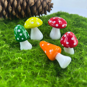 Figuras de Hongos Hechas a Mano con Lámparas de Murano, Adornos de Cristal en Miniatura, Pequeñas Piezas Decorativas para la Decoración del Hogar - Product Image 4