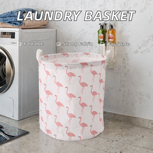 Best <b>Laundry</b> Hamper Large Fabric Lightweight Durable <b>Storage</b> Basket Dirty Clothes Collapsible Modern Cotton Bathroom Bedding - Product Image 2