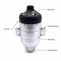 Moteur micro-turbojet métallique SW60B 6 kg de poussée avec démarreur sans balais et repartie automatique en cas d'extinction de flamme pour avion RC, garantie 1 an