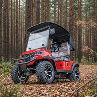 Voiturette de golf électrique 2 places économique, type Club Car Power Glide, ATV UTV, grande capacité, pour zone touristique