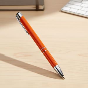 New Logo Press Aluminum Ballpoint <b>Pen</b> with Stylus Tip Soft Touch Click Metal <b>Pen</b> 0.7 mm Medium Point With Black Ink - Product Image 3