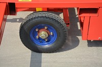 Plateforme de travail élévatrice mobile industrielle en alliage d'aluminium avec ciseaux électriques, pieds stabilisateurs extensibles, hauteur maximale 24m, capacité 100kg