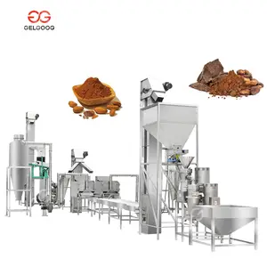 Factory High Capacity Grinding Cocoa Powder Butter Processing Equipment Machine Cocoa Powder Processing Plant