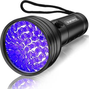 Vente chaude pour chien Urine Taches sèches Punaise <span class=keywords><strong>de</strong></span> <span class=keywords><strong>lit</strong></span> 51 LED 395nm UV Ultraviolet Blacklight Lampe <span class=keywords><strong>de</strong></span> poche UV Torche en alliage d'aluminium - Product Image 1