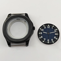 Boîtier de montre étanche en acier inoxydable 42 mm, accessoires de modification, coque de montre mécanique automatique compatible avec le mouvement NH35/NH36