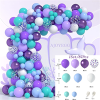 Macaron Latex Arc Ballon Ensemble Toile de Fond Ballon Guirlande Arc Kits pour Anniversaire Mariage Décor Ballon Photo Prop