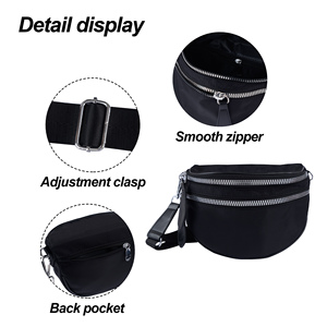 Riñonera de nailon para mujer, bandolera con diseño de letras bordadas, color personalizable, para guardar el teléfono - Product Image 5
